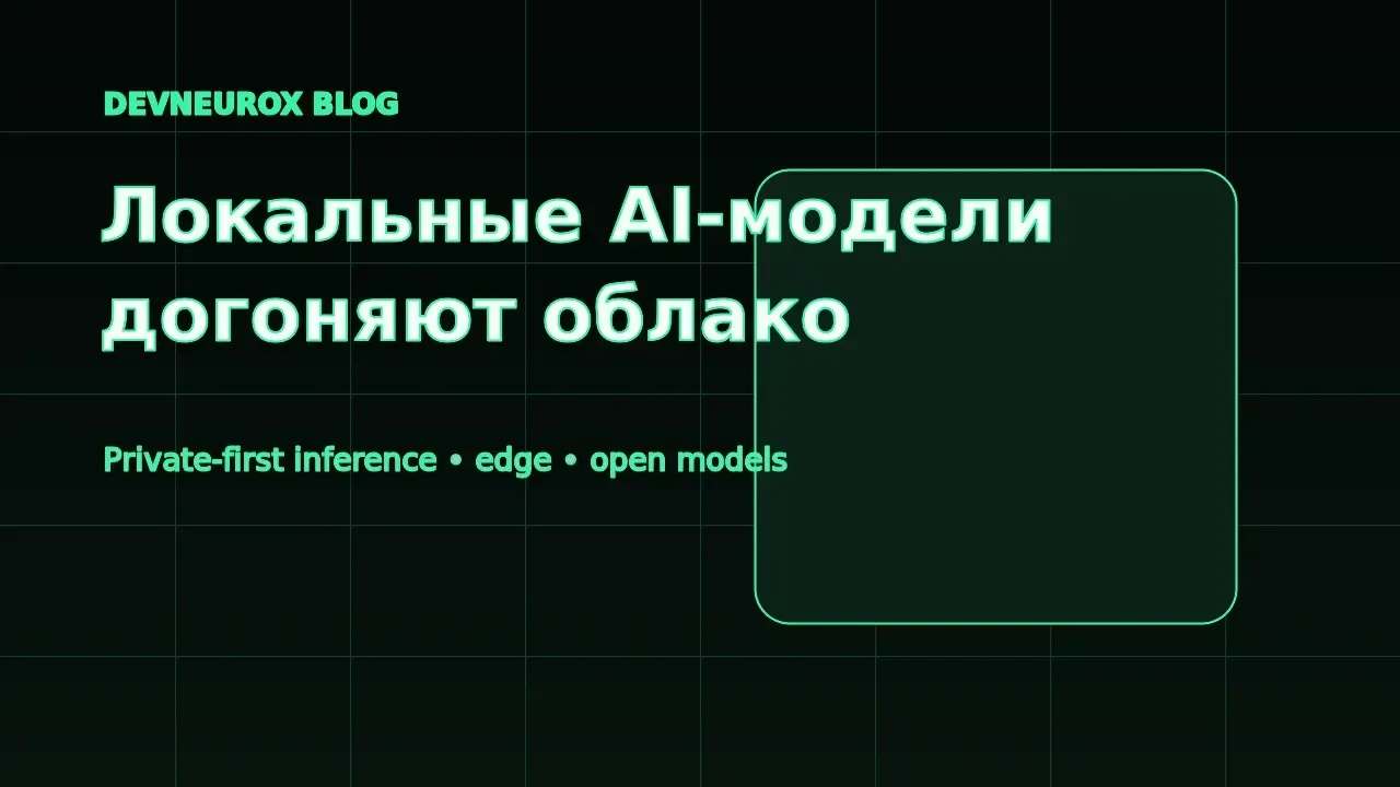 Локальные AI-модели догоняют облако