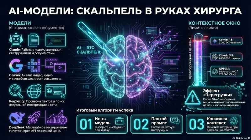 Как работать с AI-моделями: модели и контекст